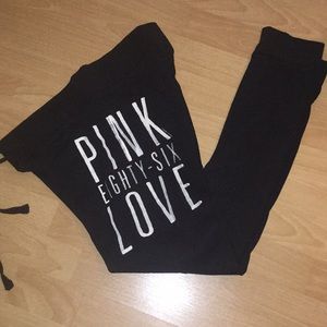 Y2k VTG Victoria’s Secret Love Pink Jogger Lounge Pants XS